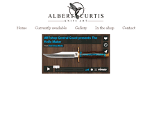 Tablet Screenshot of albertcurtis.com